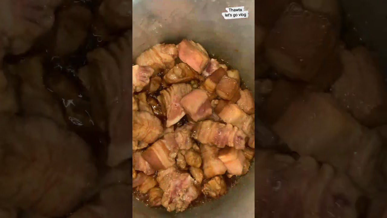 ဝက်အသနီချက်နည်း(၂)#food #cookingchannel #vlog 