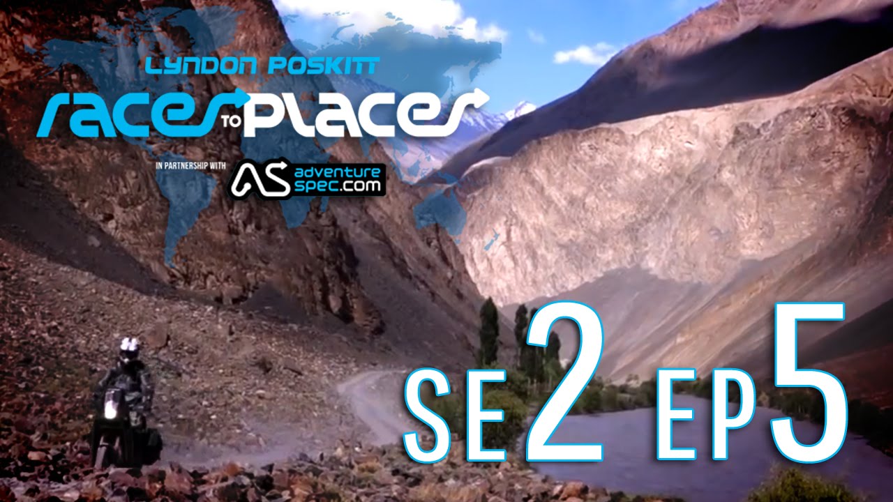 Adventure Motorcycling Documentary - Races To Places SO2 EP5 Ft. Lyndon Poskitt