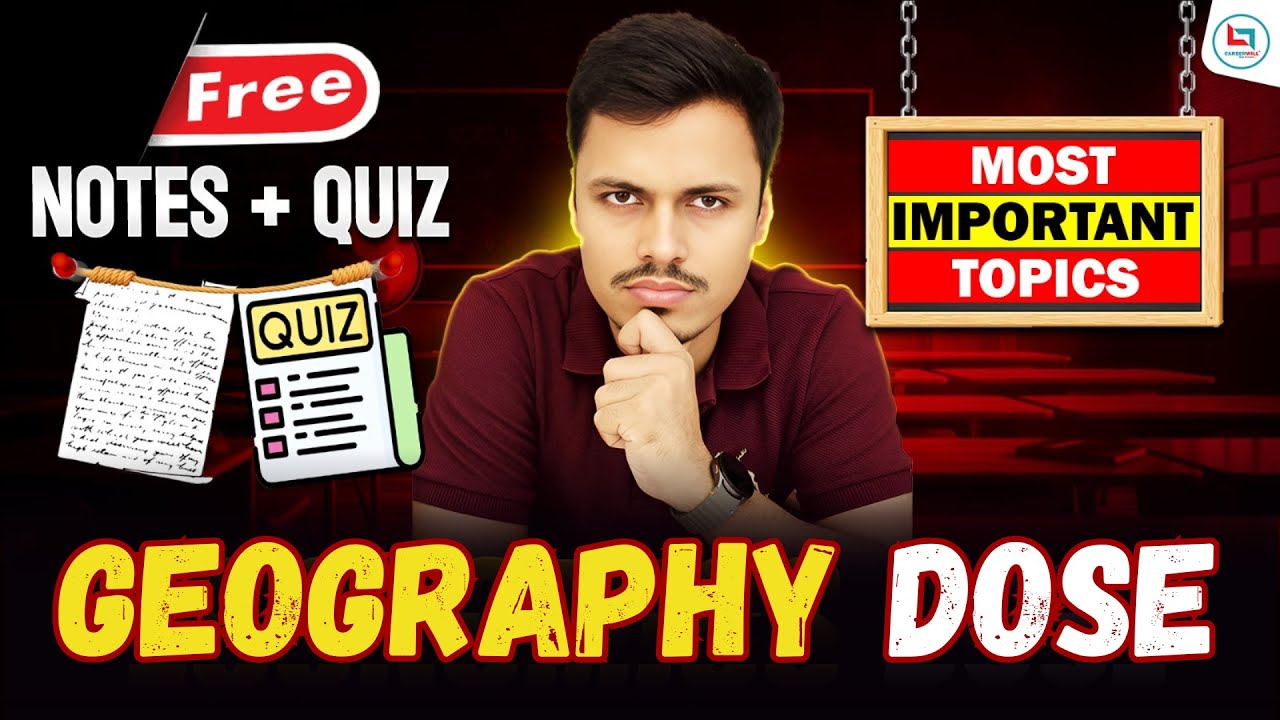 GEOGRAPHY DOSE | MOST IMPORTANT TOPICS | FOR SSC EXAMS 2025 | MATHS MANIA