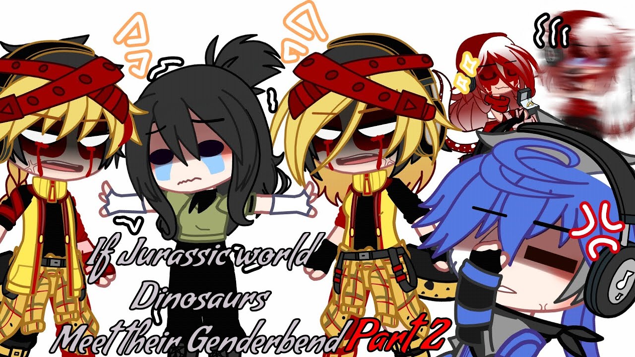 The Jurassic world Dinosaurs meet their Genderbend|| Part 2||