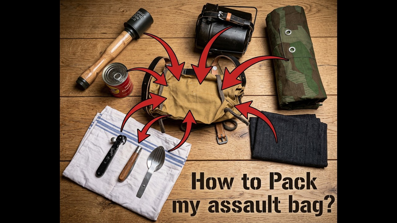 How to Pack the German Assault Pack and A-Frame