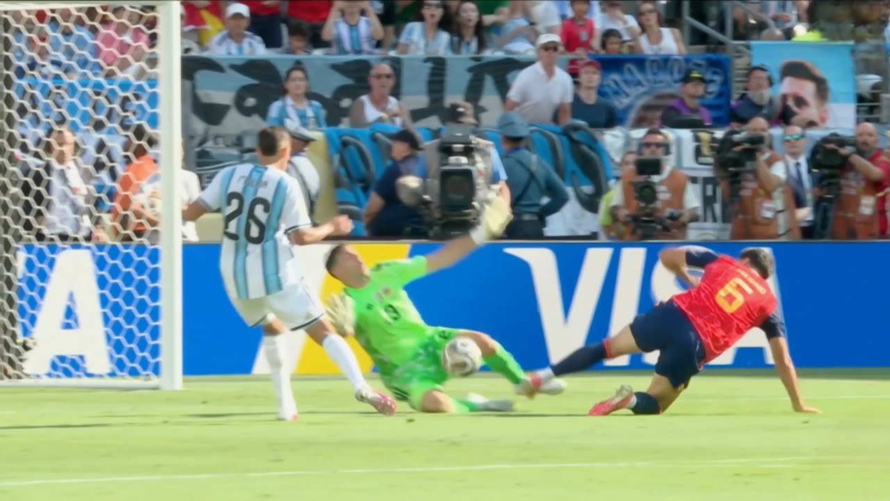 Nico Williams Goal Disallowed after Mikel Merino Foul, Spain vs Argentina FIFA World Cup Final 2026