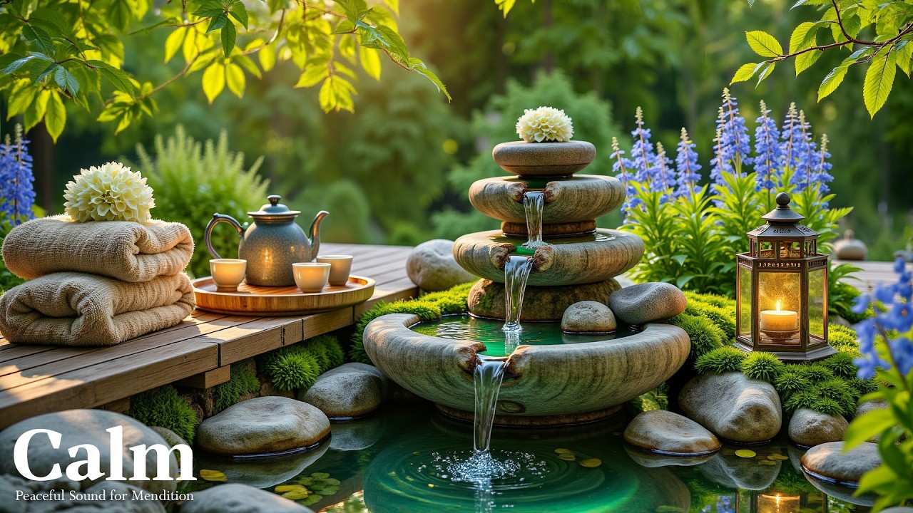 Relaxing Music to Calm Your Mind 🌿 Soothing Water Sounds, Meditation Music, Insomnia Relief, Resting