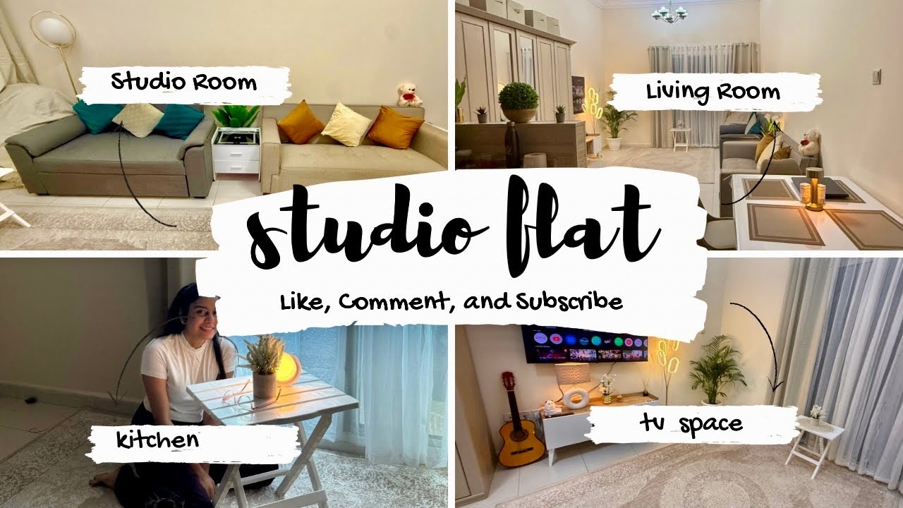 Studio Flat Tour in Sharjah Al Nahda | Living in UAE 🇦🇪 #alnahdasharjah #studioflat #easyaccess