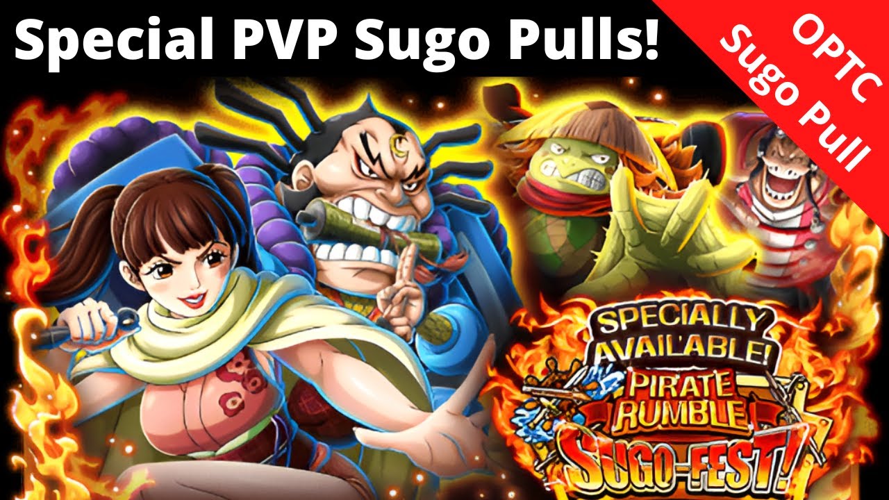 The rates are decieving for the Special PVP Sugo-Fest! Good if you lack lots of PVP legs! OPTC Pulls