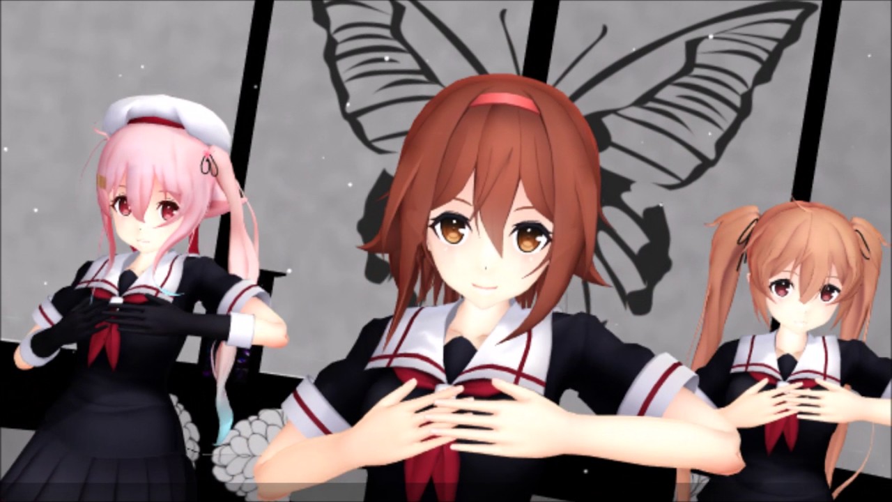 【MMD艦これ】白露型でGirls