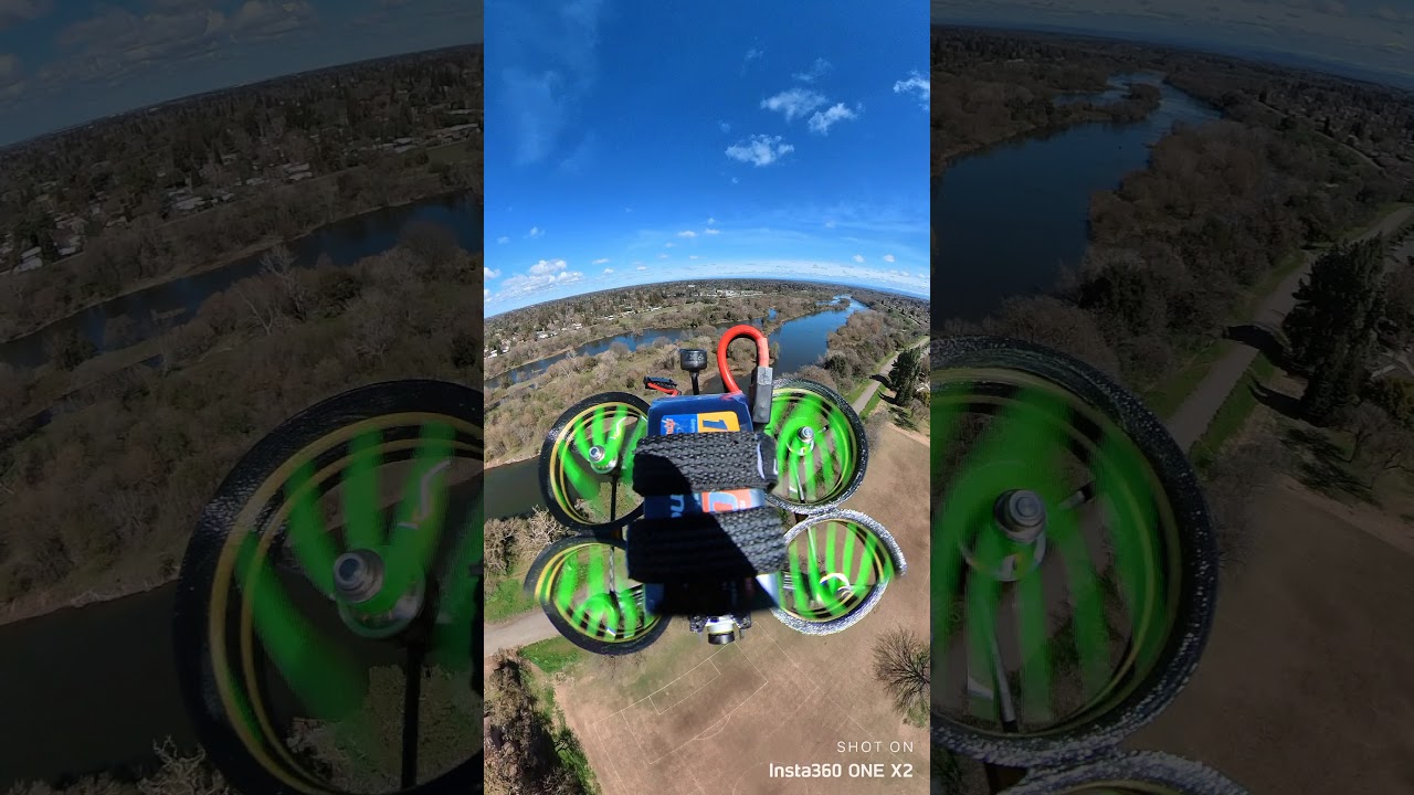 GepRc Cinego HD with a Insta360 one X camera