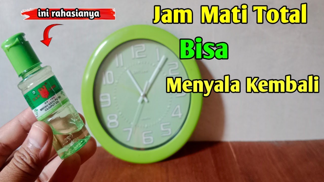 JAM DINDING MATI TOTAL,CUMA PAKAI INI BISA NYALA KEMBALI