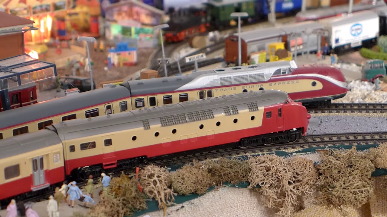 Michaels analoge Märklin HO - Eisenbahnanlage 2016/2017