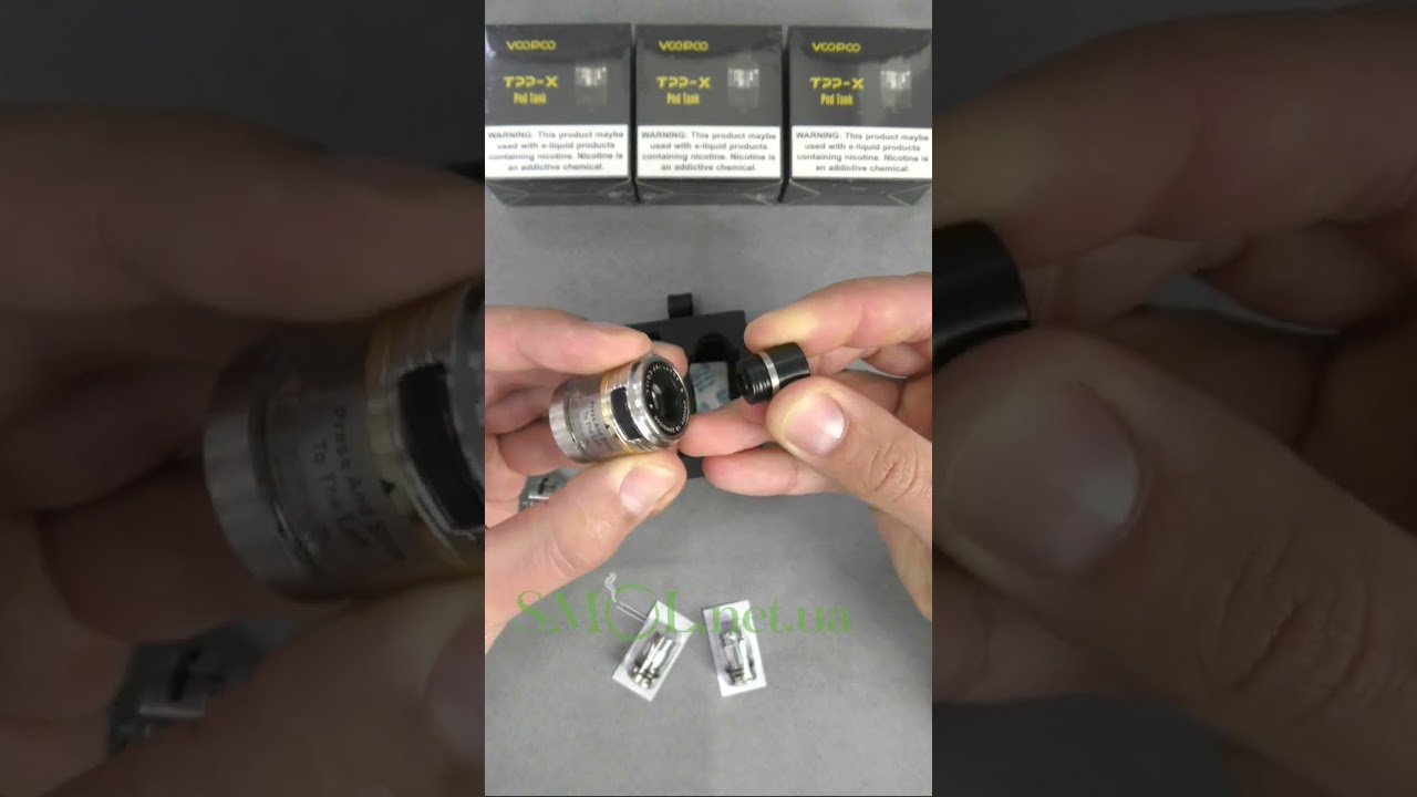 VOOPOO TPP X Pod Tank, бак з адаптером 510