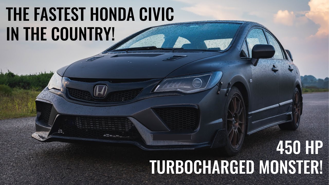 450 л.с. R18 HONDA CIVIC - С ТУРБОНАДДУВОМ!!