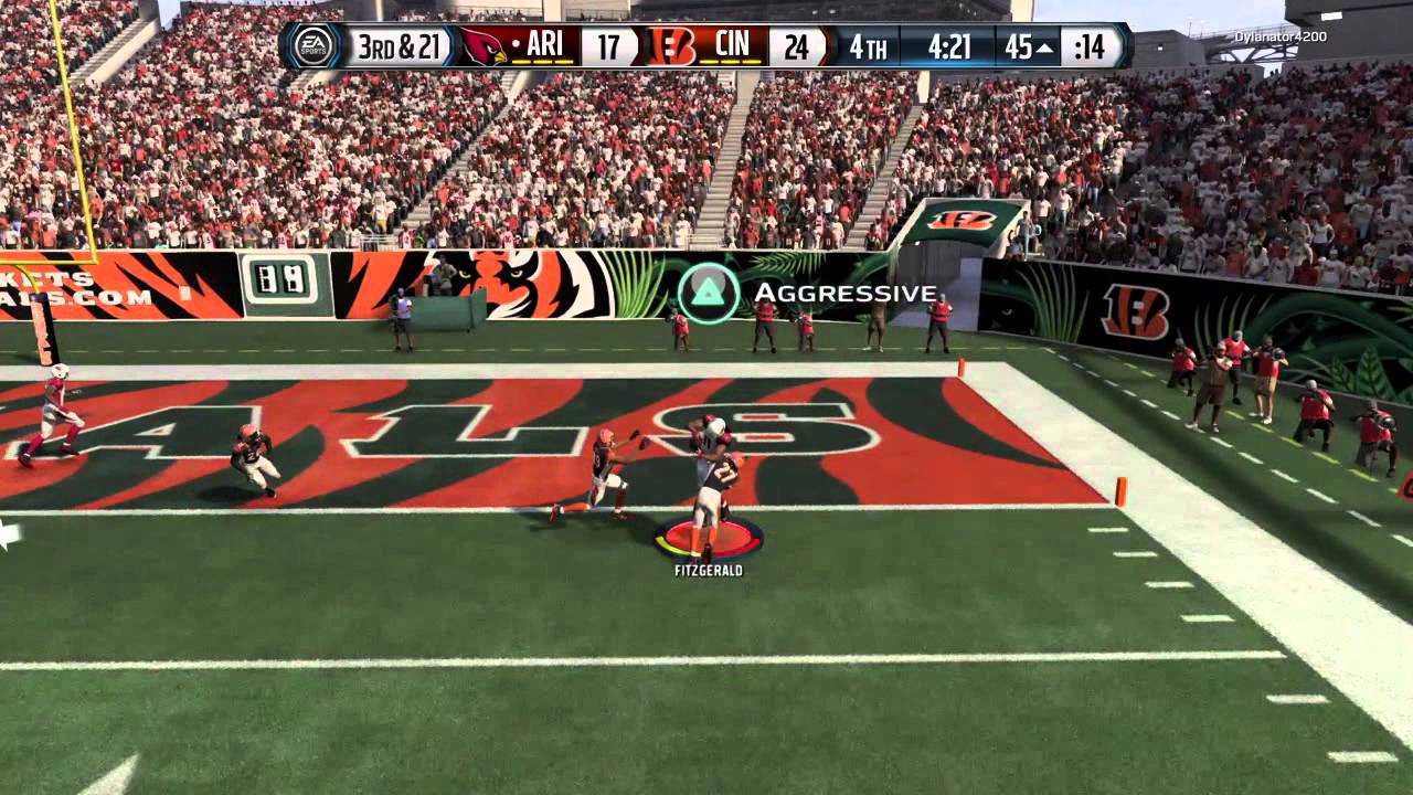 Larry Fitzgerald with the CLUTCH TD grab, Bobby Massie saves the day!!!
