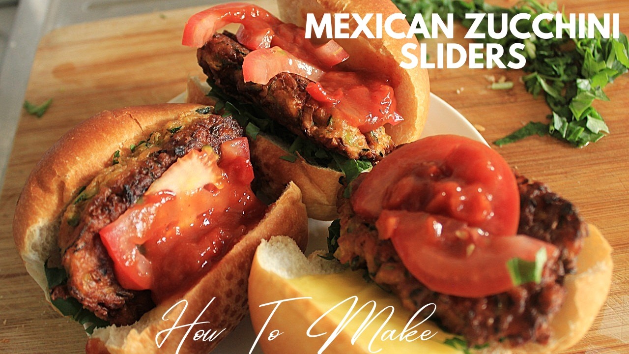 Mexican Zucchini Sliders | Quick And Tasty Spicy Sliders |