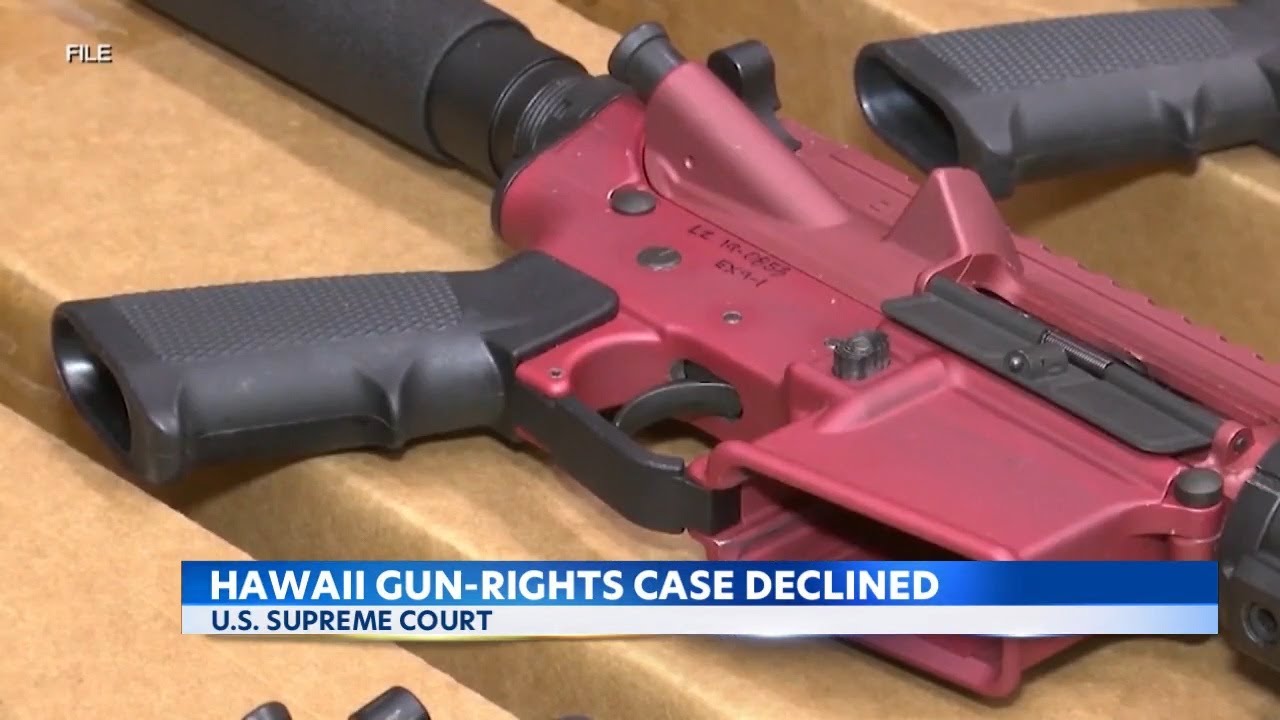 Supreme Court rejects case against Hawaii’s gun-licensing law