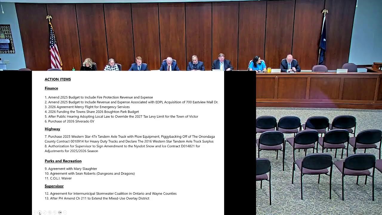 Town Board Meeting 1/26/2026
