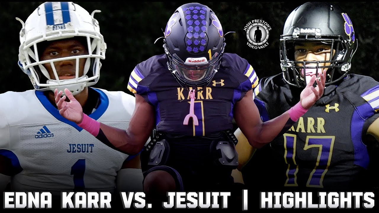 Edna Karr vs. Jesuit (WEEK 7 HIGHLIGHTS) || Defensive Battle Tied Late in the 3rd Quarter! 👀👀