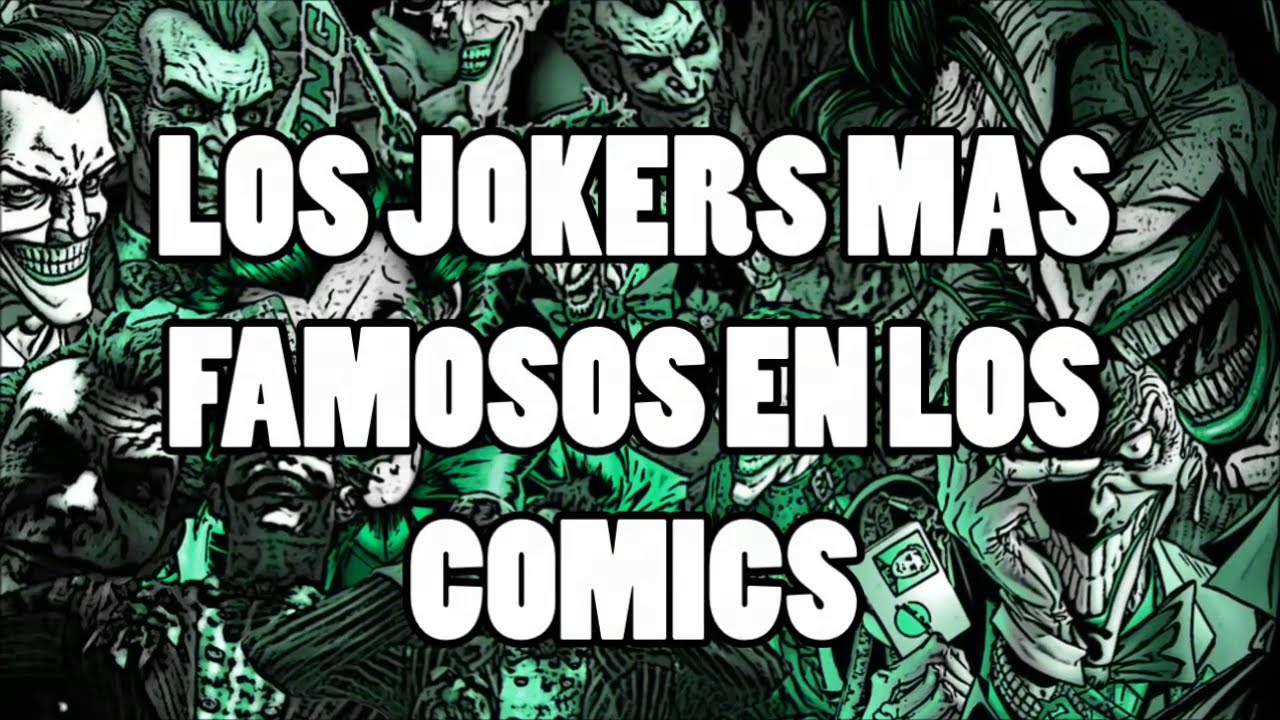 LAS VERSIONES MAS FAMOSAS DE EL JOKER EN LOS COMICS