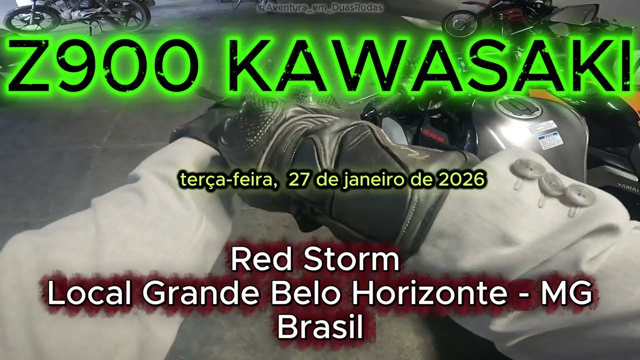 Kawasaki Z900 motovlog urbano real