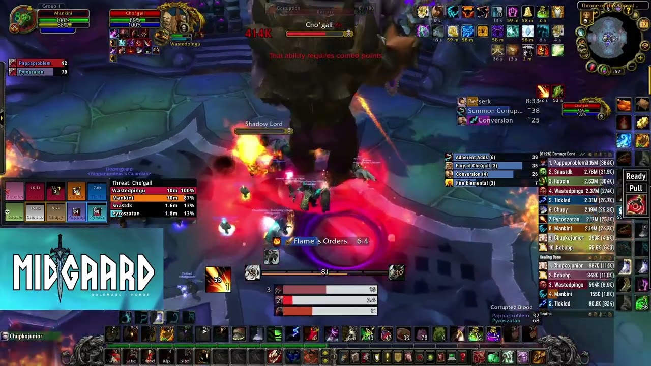 Cataclysm Feral Druid Tank - BOT 10HC - Cho'gall