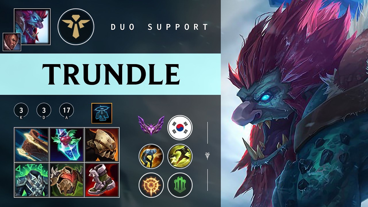 Trundle Support vs Karma - KR Master Patch 26.05