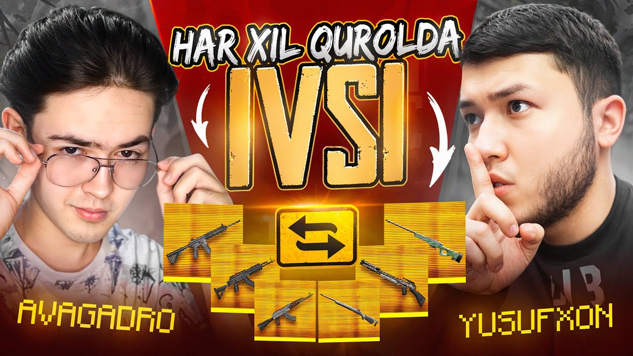 💀AVAGADRO VA MEN😈 HAR XIL QUROLLARDA 1vs1 OTISHIB KO`RDIK💣