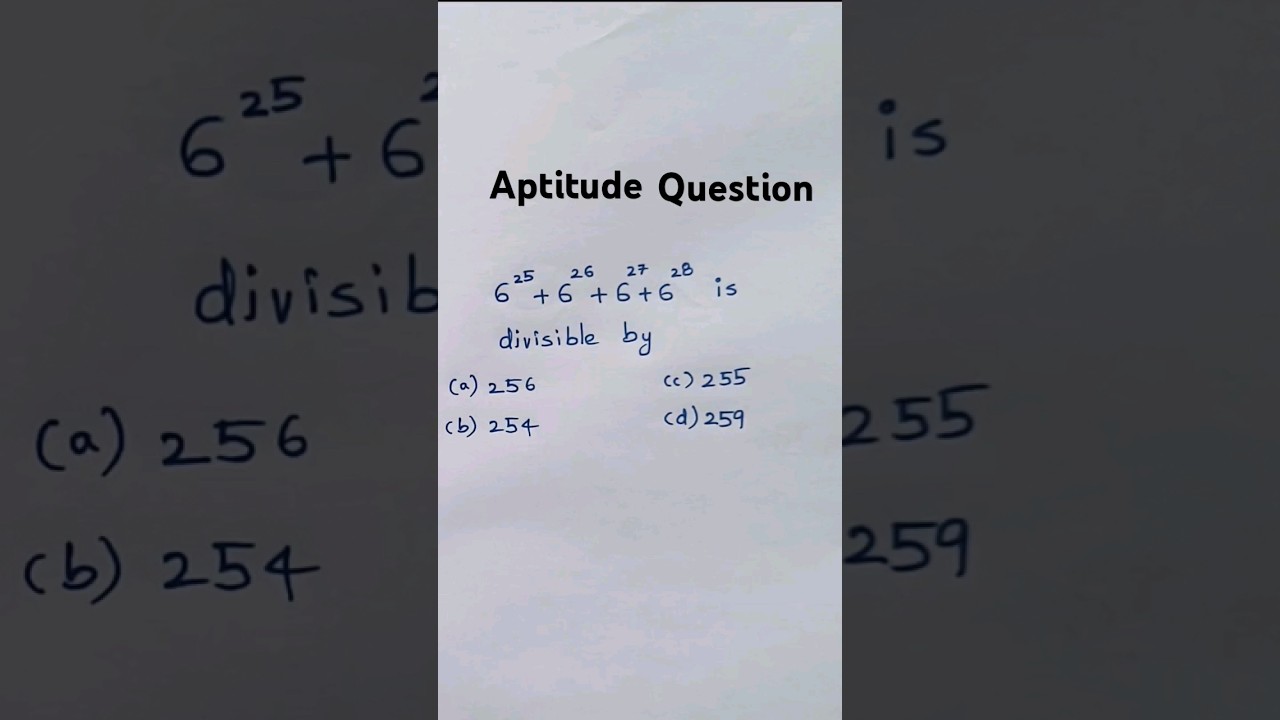 Aptitude Question ||Simplification
