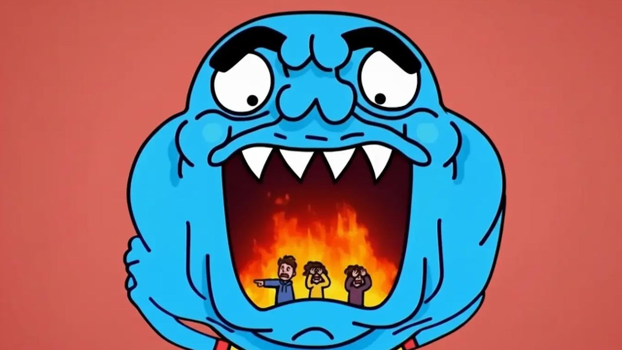 Gumball but it's ruined by ai