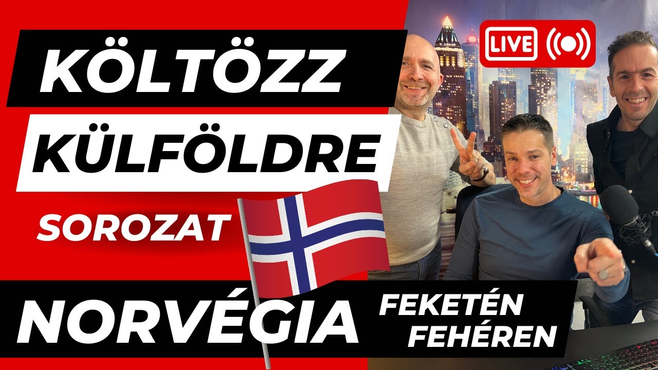 NORVÉGIA feketén fehéren ÉLŐ ADÁS: Ha Norvégiáról álmodozol akkor feltétlenül nézd meg ezt az adást!