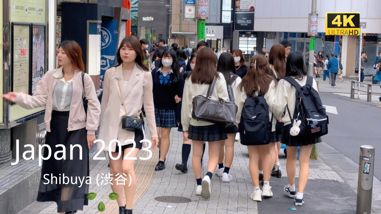 4k hdr japan travel | Walk in Shibuya (渋谷) Tokyo japan |  Relax ambience | Nature for relaxing