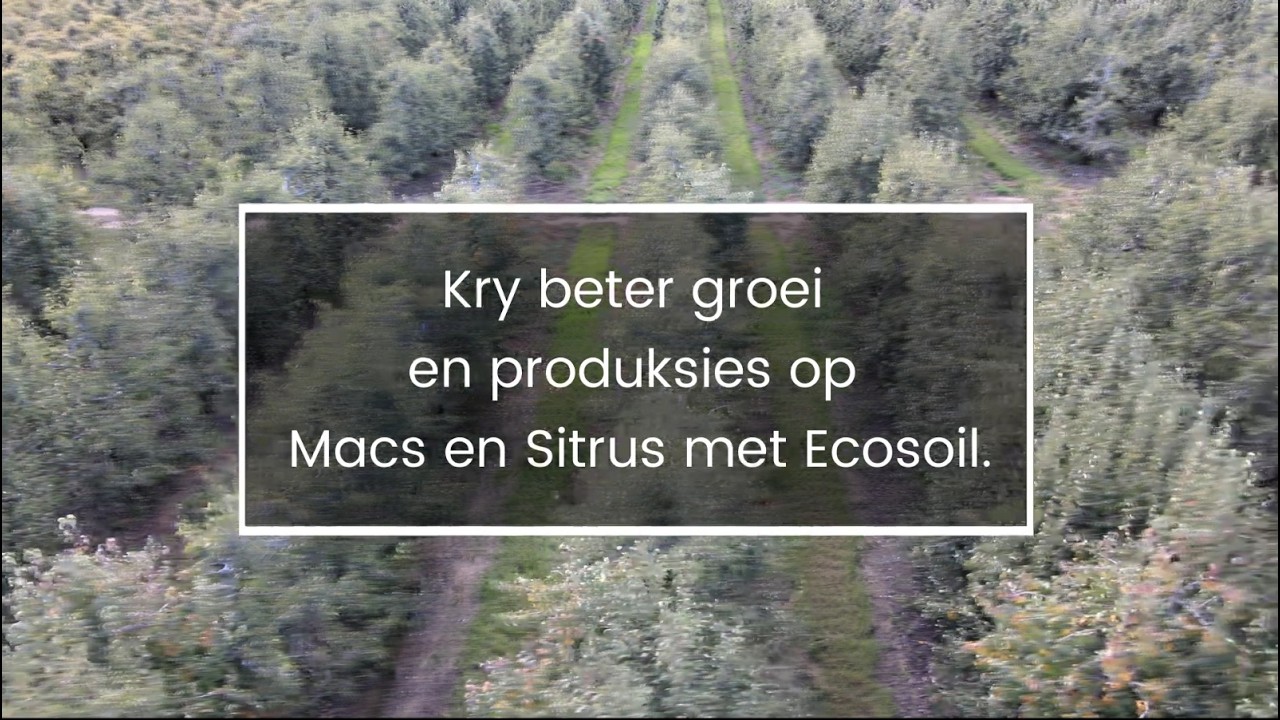 Kry beter groei en produksies op Macs en Sitrus met Ecosoil!