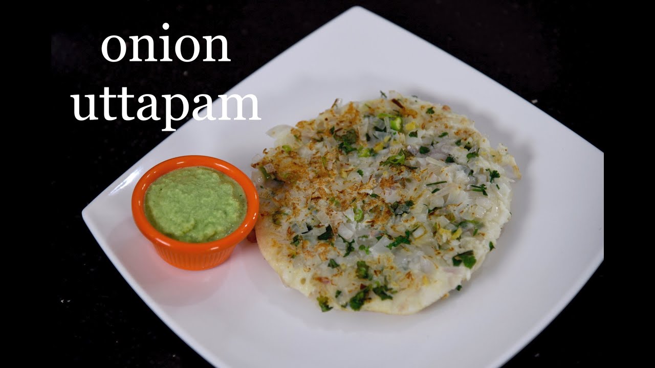 onion uttapam recipe | onion dosa recipe | how to make uttapam