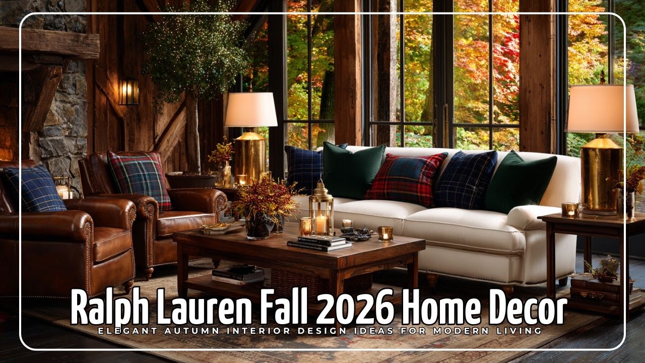 Ralph Lauren Fall 2026 Home Decor 🍁 | Elegant Autumn Interior Design Ideas for Modern Living