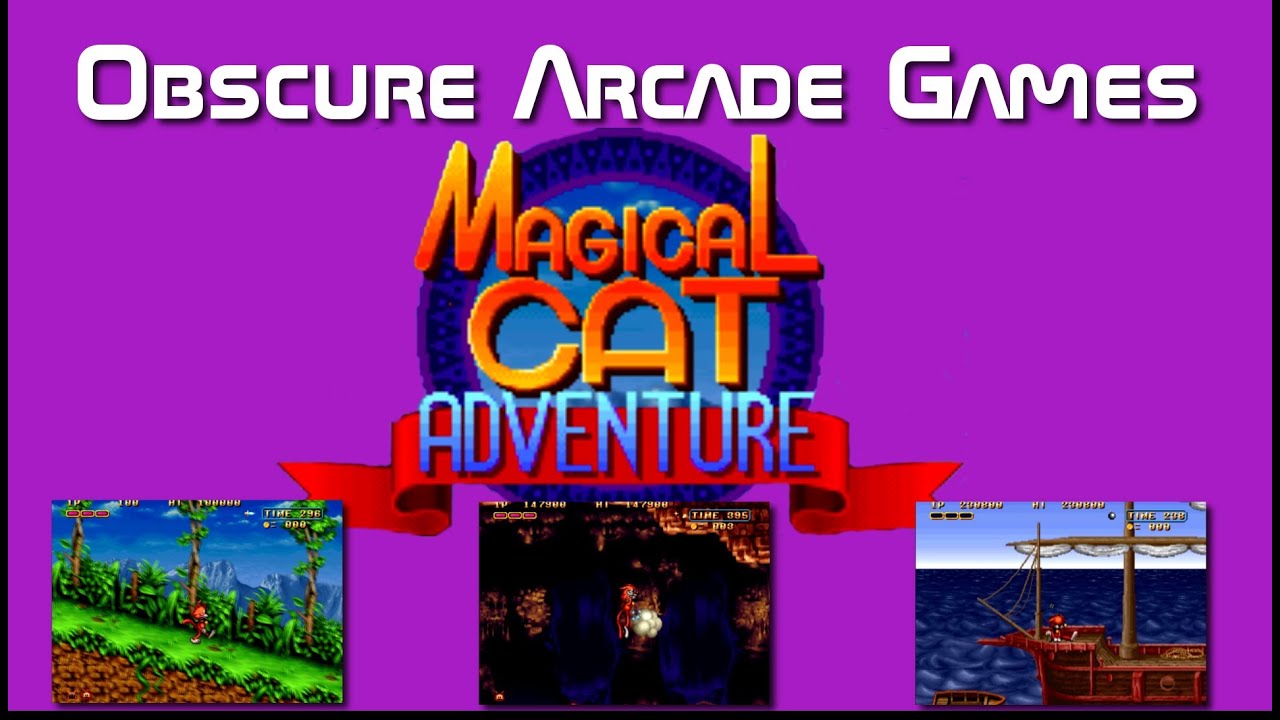 Obscure Arcade Games - Magical Cat Adventure