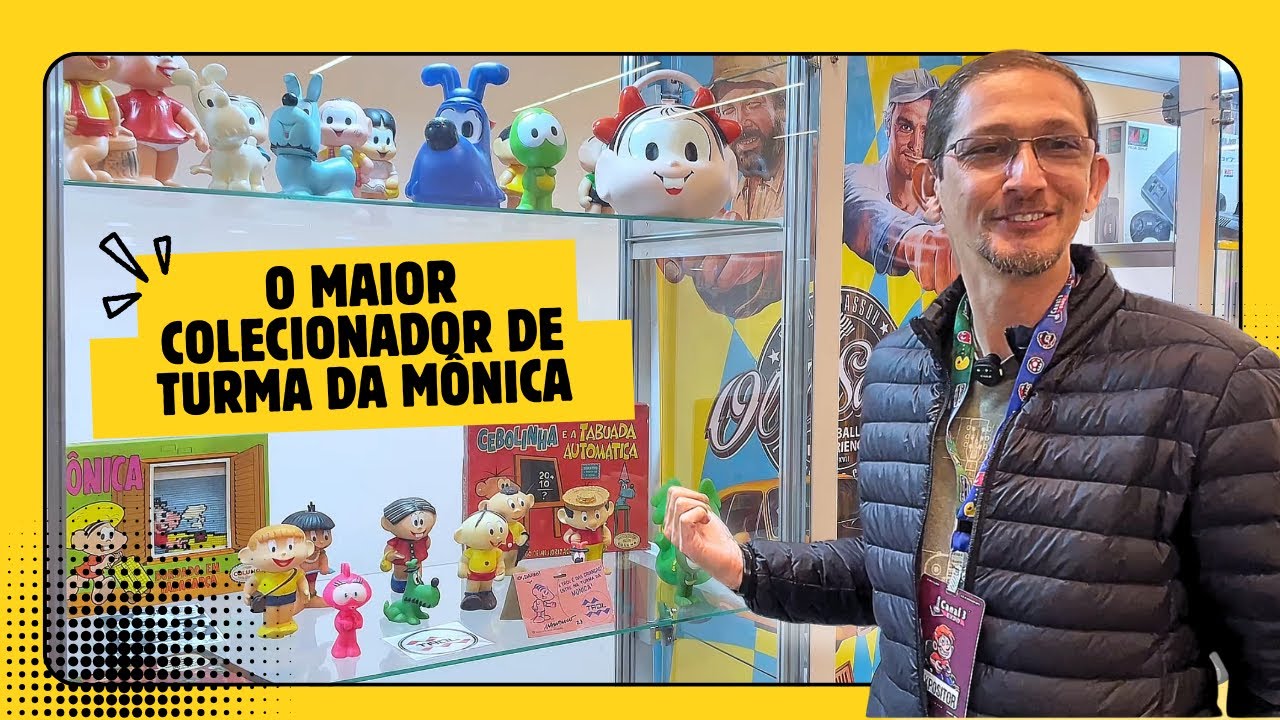A MAIOR coleção de produtos da Turma da Mônica que você já viu | O tesouro do Dário Lucchesi