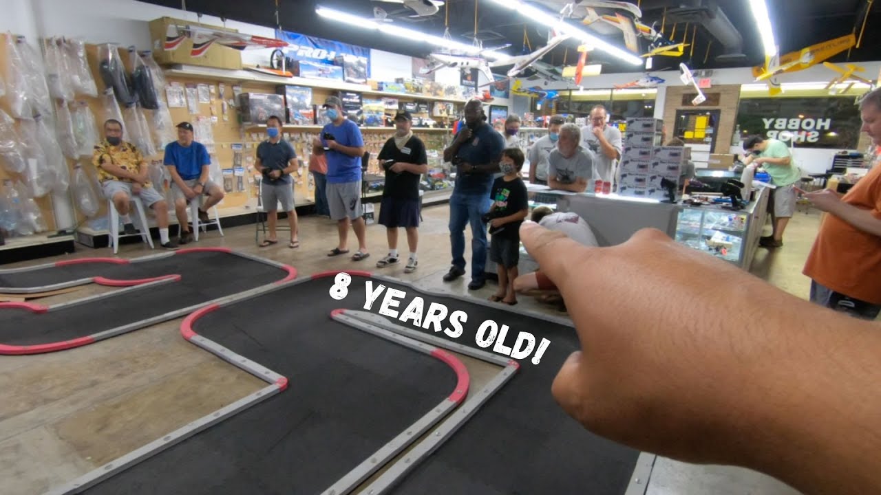 8 Year Old Destroys Pros at RC Race Mini Z Racing
