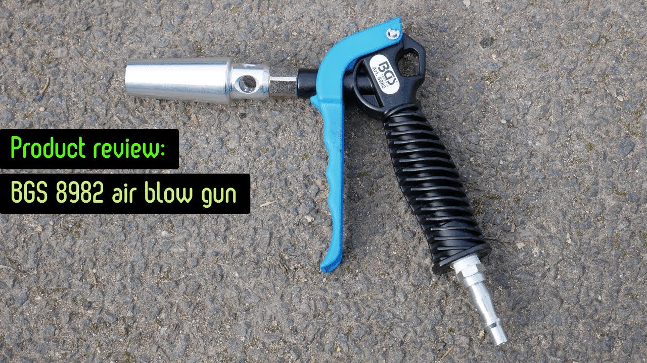 Review of the BGS 8982 air blow gun with a venturi nozzle