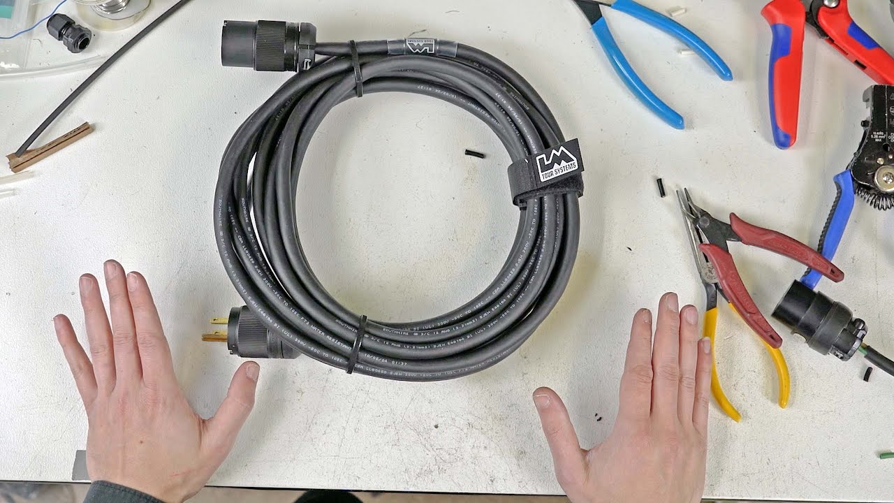 Heavy Duty Portable AC Extension Cord Build | LM Tour Systems Standard