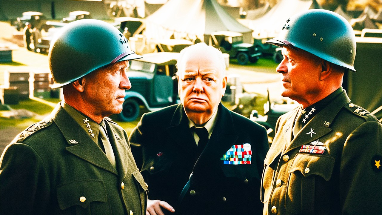 “You Expect Me to Do WHAT With Patton?!” — Eisenhower’s Reaction When Churchill Used Him as Bait