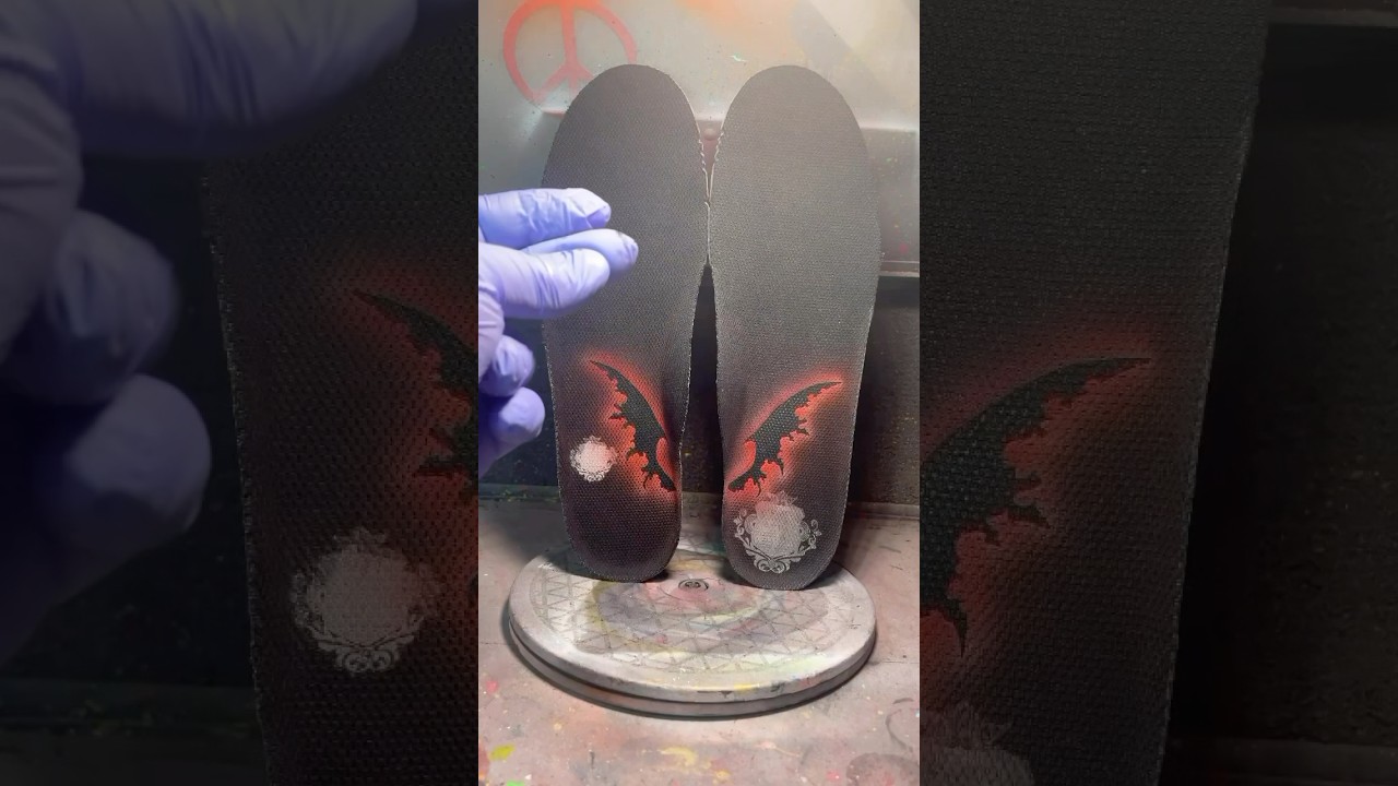 Custom sneakers in progress 🎨👟 