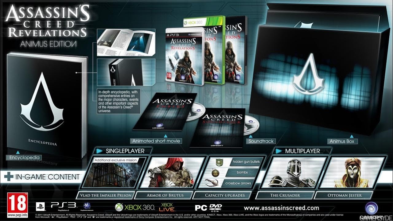 Assassin´s Creed Revelations Animus Edition (unboxing pt-br)