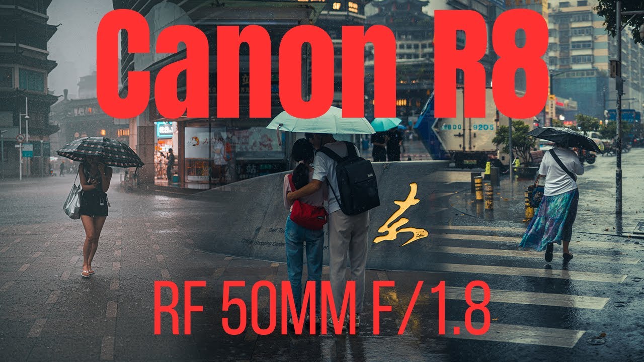 MASSIVE Storm POV Street Photography In China- Canon eos R8 w/50mm F/1.8