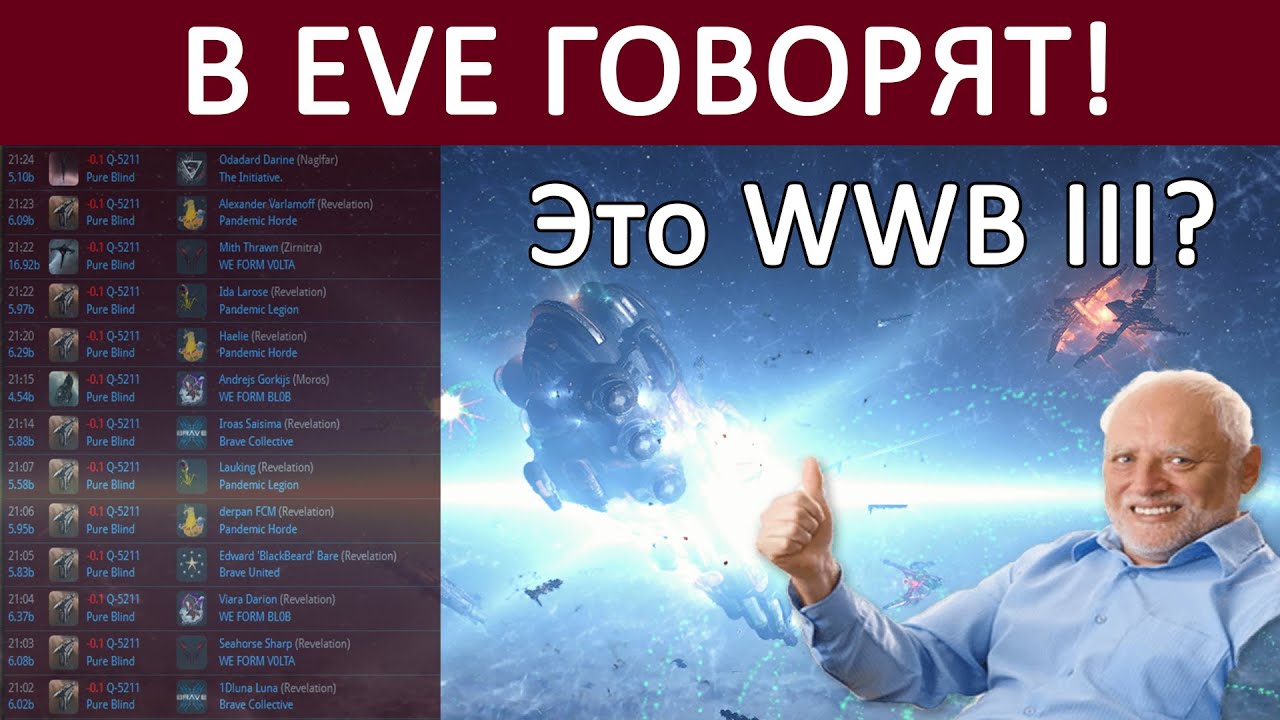 В EVE ONLINE говорят: Слухи о WWB III / СЕВЕР В ОГНЕ / 