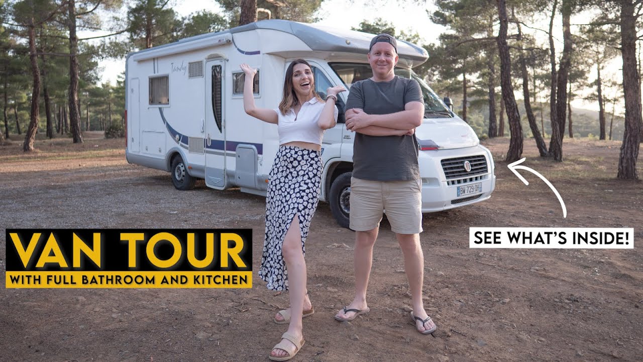 FULL VAN TOUR | Our TINY HOME on Wheels (Motorhome under $50,000)