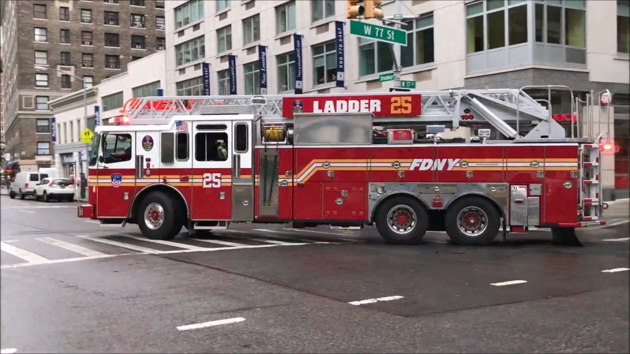 FDNY RESPONDING COMPILATION 70 FULL OF BLAZING SIRENS & LOUD AIR HORNS THROUGHOUT NEW YORK CITY.