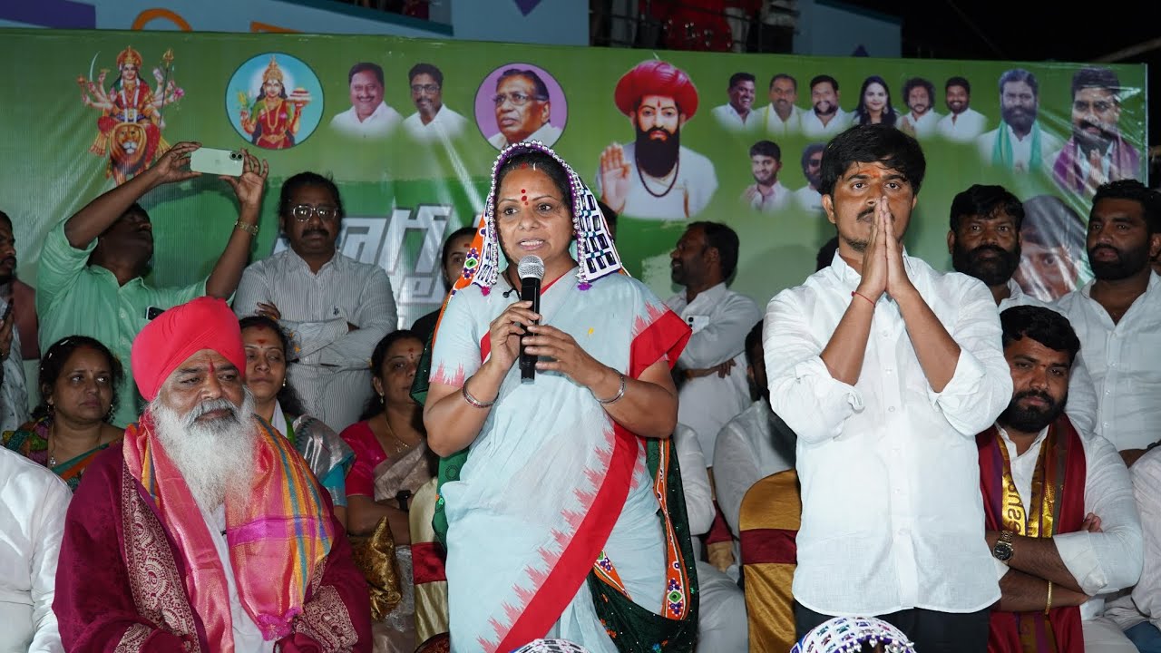 Addressed the gathering at Salarpur Thanda in the Kalwakurthy Constituency
