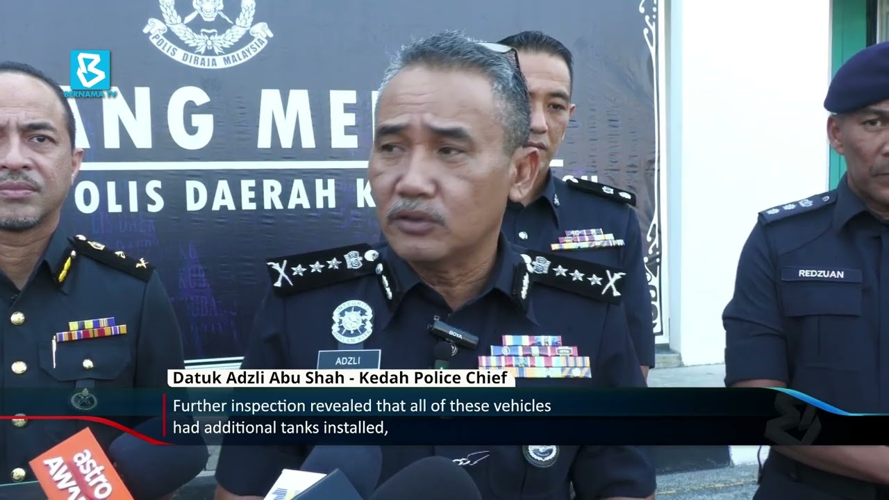 2,000 litres Petrol smuggling: Attempts at Bukit Kayu Hitam foiled