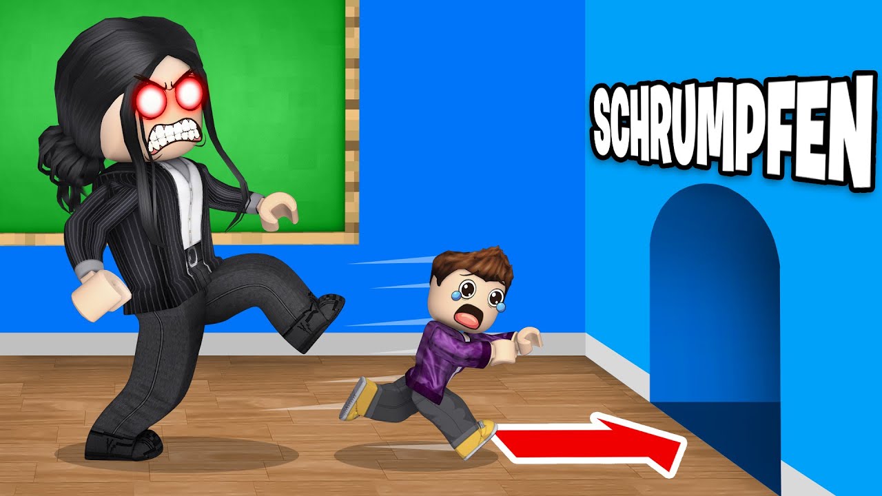 WINZIG vs RIESIG Schule Roblox Obby