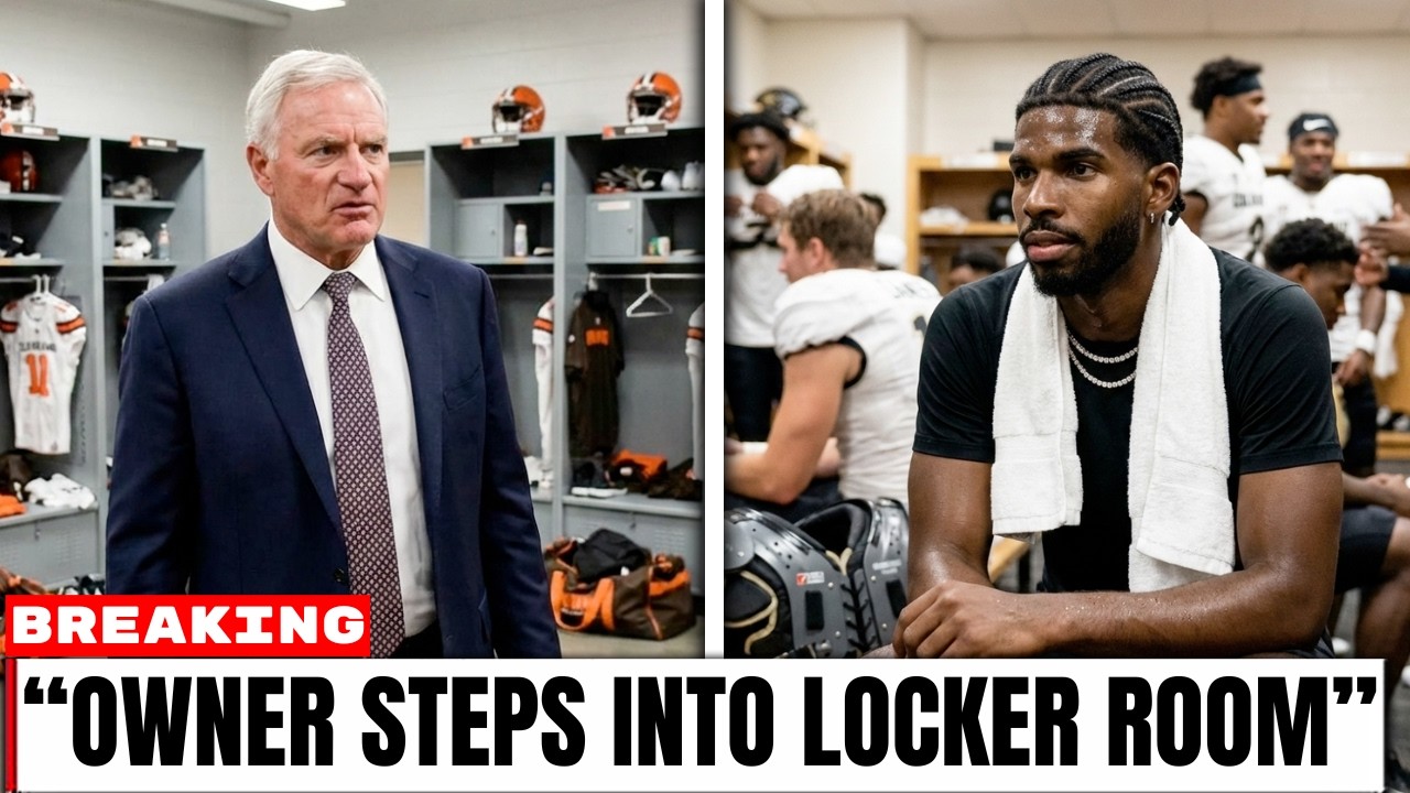 BREAKING: Jimmy Haslam Confronts Locker Room After Alleged Rift Around Shedeur Sanders