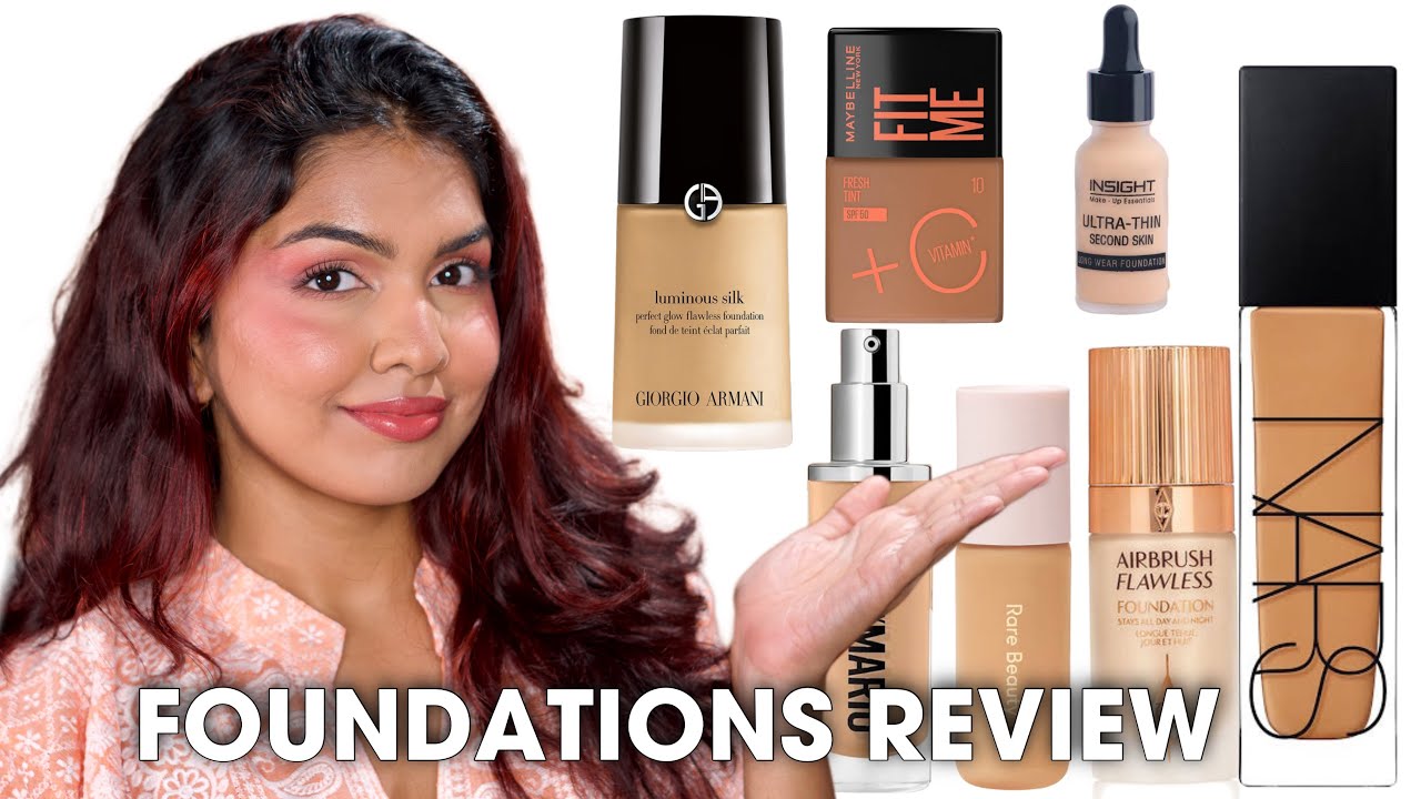 10 FOUNDATIONS REVIEW | Drugstore and Highend | Finish | Skintype | Shade | PT3