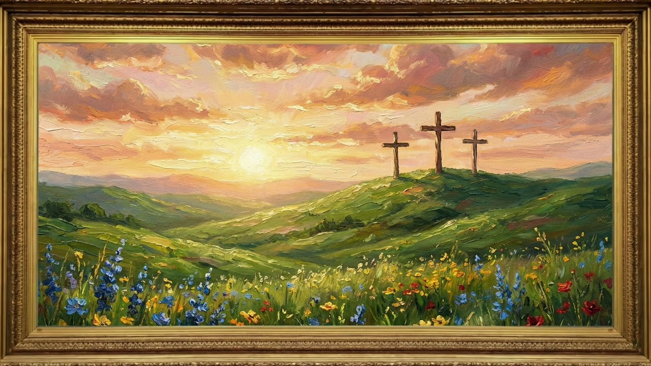 The True Meaning of Easter | Framed Oil Painting Art TV Background | Screensaver 2 Hours